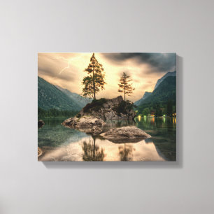 Impressão Em Tela Viagens da natureza - paisagem das montanhas da