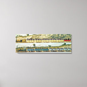 Impressão Em Tela Viajando em Liverpool e Manchester