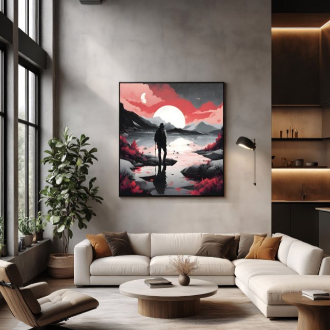 Impressão Em Tela Viajante em Dusk (Criador carregado)