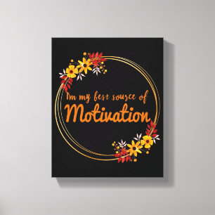 Impressão Em Tela vibes positivas palavras de motivação