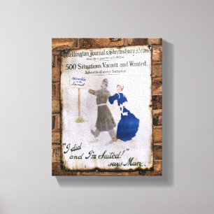 IMPRESSÃO EM TELA VICTORIAN ENGLAND