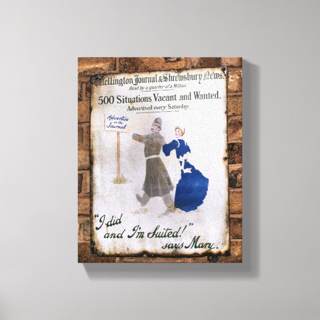 IMPRESSÃO EM TELA VICTORIAN ENGLAND (Frente)