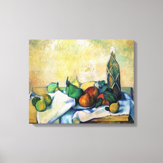 Impressão Em Tela Vida estática ~ Paul Cézanne (Frente)