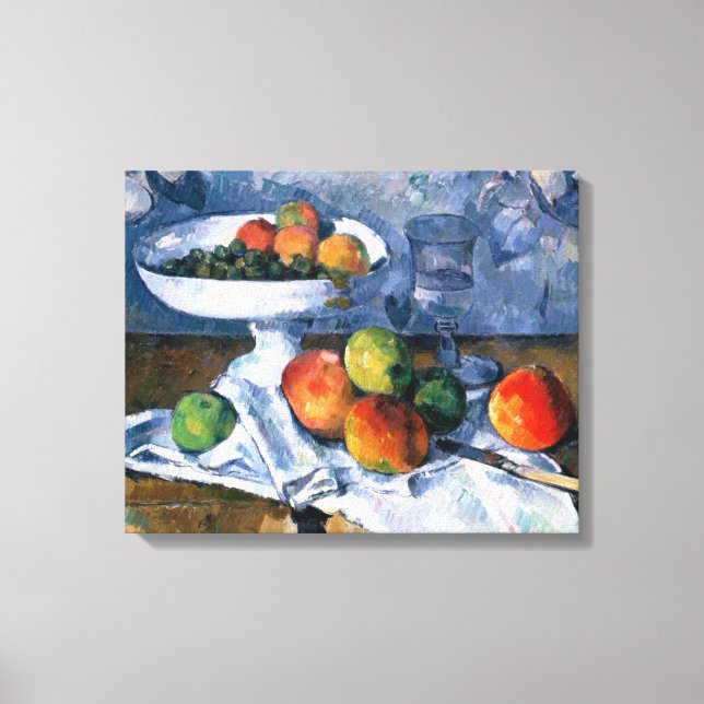 Impressão Em Tela Vida ininterrupta com Fruta (Frente)
