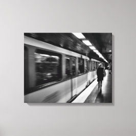 Impressão Em Tela Vida parisiense moderna e urbana