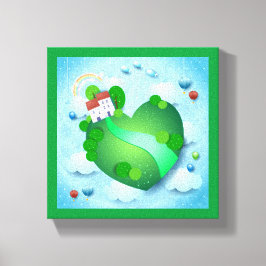 Impressão Em Tela Vida Verde