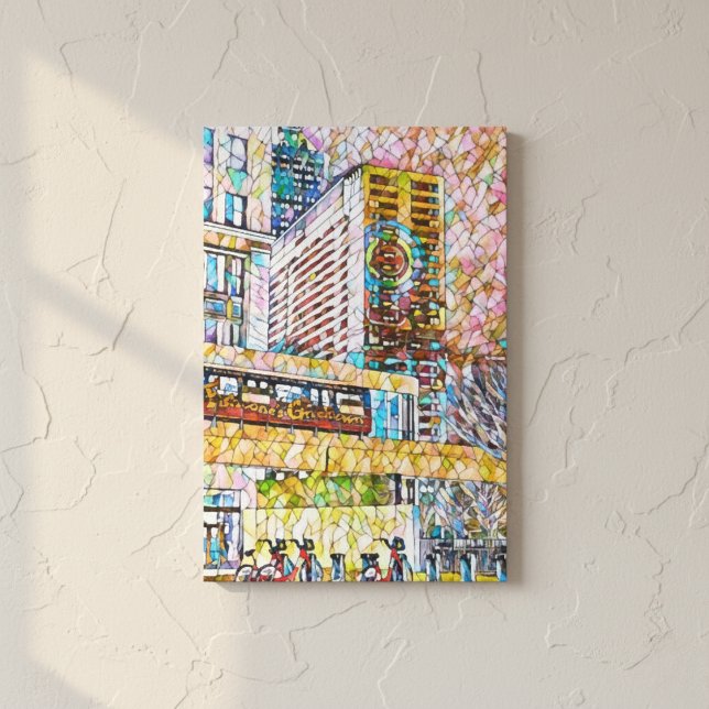 Impressão Em Tela Vidas Interligadas de Detroit (Detroit's Interconnected Lives Canvas Print)