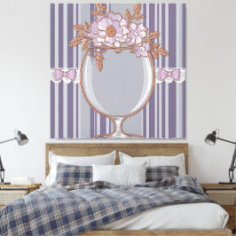 Impressão Em Tela Vidro Lavanda Antigo 