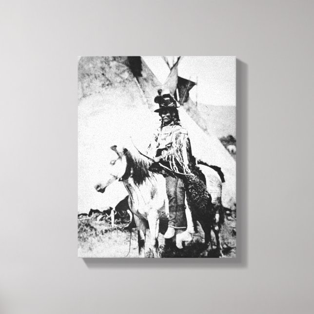 Impressão Em Tela "Vidro visual principal", c.1875 (foto b/w) (Frente)