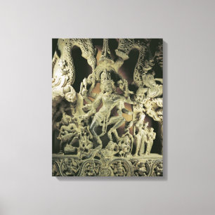 Impressão Em Tela Viga com Shiva Nataraja, dinastia de Kakatiya