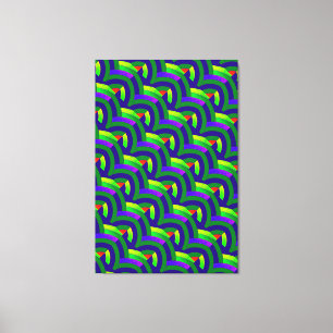 Impressão Em Tela vigas contemporâneas à moda chiques