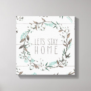 Impressão Em Tela VII abençoado   deixaram-nos permanecer a casa