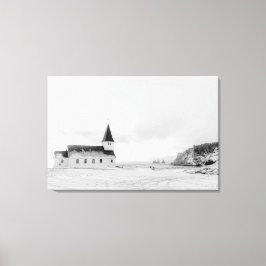Impressão Em Tela Vík i Myrdal Church, Islândia