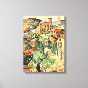Impressão Em Tela Vila de Gardanne por Paul Cezanne, Arte Antiga
