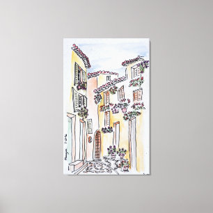 Impressão Em Tela Vila de Mougins Provença, sul da França