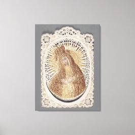 Impressão Em Tela Vilnius Madonna na Prayer ... belas artes