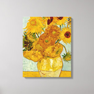 Impressão Em Tela Vincent Van Gogh 12 Girassóis Impressionista