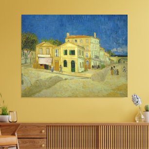 Impressão Em Tela Vincent van Gogh - A casa amarela