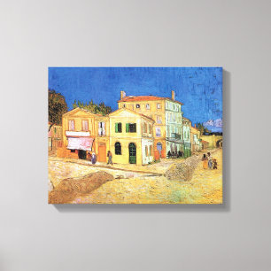 Impressão Em Tela Vincent Van Gogh - A Casa Amarela - Arte Fina