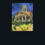 Impressão Em Tela Vincent van Gogh - A Igreja em Auvers<br><div class="desc">A Igreja de Auvers (1890) de Vincent van Gogh é uma pintura religiosa de Apos impressionismo fino e arquitetônica. Uma mulher caminhando em direção à capela da vila com belas janelas de vidro manchado. Uma cena de arquitetura diária. Sobre o artista: Vincent Willem van Gogh (1853-1890) era um pintor Post...</div>