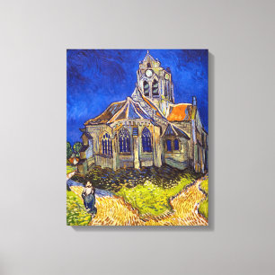 Impressão Em Tela Vincent van Gogh - A Igreja em Auvers