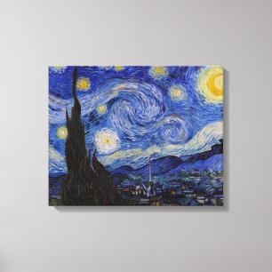 Impressão Em Tela Vincent Van Gogh - A noite de Starry