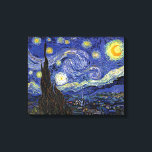 Impressão Em Tela Vincent Van Gogh - A Noite Estrelada Extra Grande<br><div class="desc">Vincent Van Gogh é a Noite Estrelada. Petróleo na canvas de 1889, Starry Night foi pintado enquanto Van Gogh estava no asilo em Santo-Remy, França, e é considerado uma de suas maiores obras-primas. Embora seja uma cena noturna, foi pintada durante o dia e representa a vista da janela no quarto...</div>