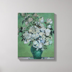 Impressão Em Tela Vincent van Gogh A Vase de Rosas, 1890