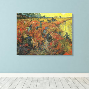 Impressão Em Tela Vincent van Gogh - A Vinha Vermelha