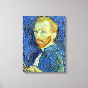 Impressão Em Tela Vincent van Gogh - Autorretrato com Paleta