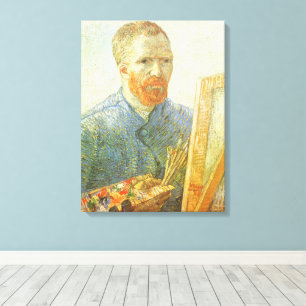 Impressão Em Tela Vincent van Gogh - Autorretrato Diante do Cavalete