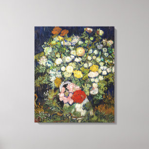 Impressão Em Tela Vincent van Gogh - Buquê de Flores em um Vase
