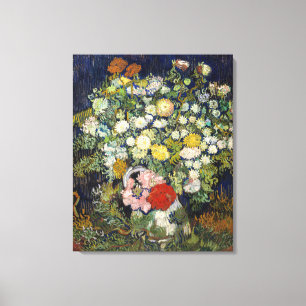 Impressão Em Tela Vincent van Gogh - Buquê de Flores em um Vase