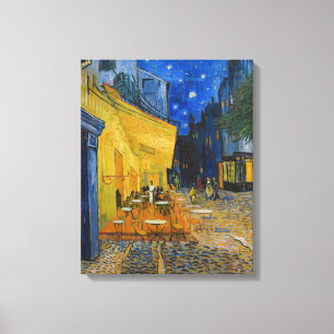 Impressão Em Tela Vincent van Gogh - Cafe Terrace à Noite