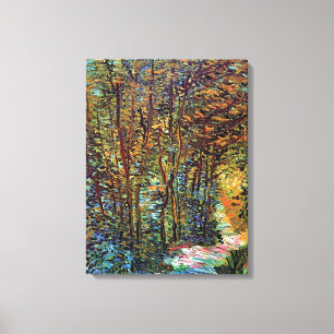 Impressão Em Tela Vincent Van Gogh - Caminho no Bosque Arte Fina