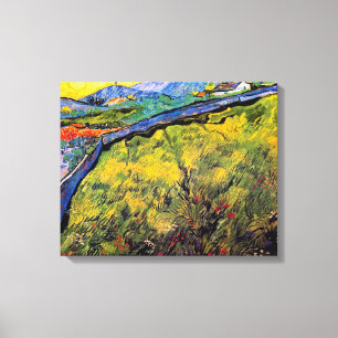 Impressão Em Tela Vincent Van Gogh - Campo de Trigo de Primavera