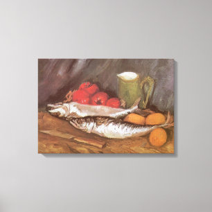 Impressão Em Tela Vincent van Gogh - Cavalas, Limões e Tomates