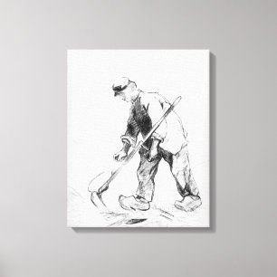 Impressão Em Tela Vincent van Gogh   Ceifador