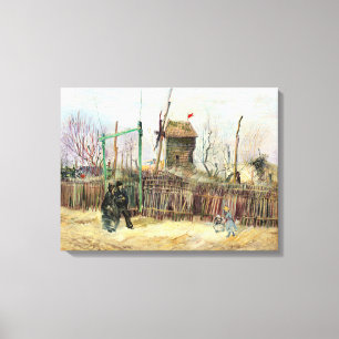 Impressão Em Tela Vincent van Gogh - Cena de Rua em Montmartre