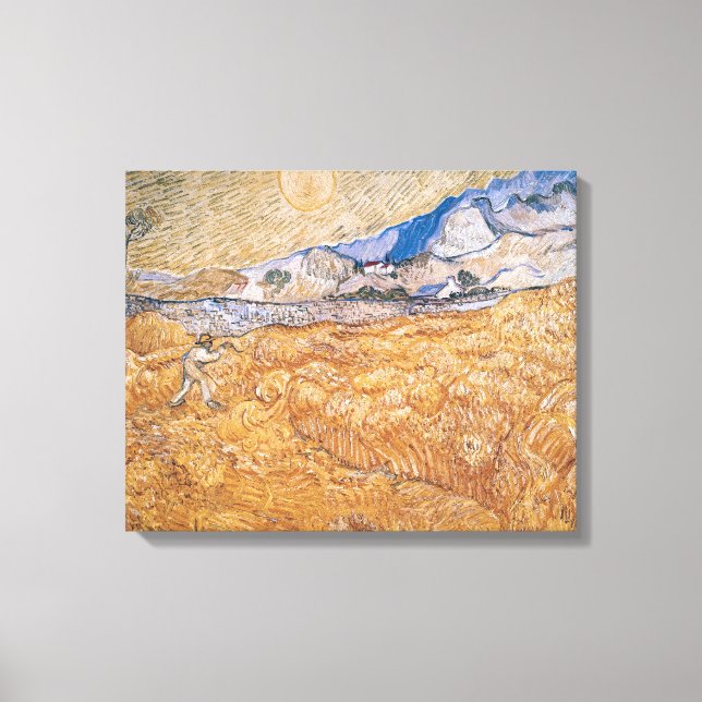 Impressão Em Tela Vincent van Gogh | Colheita (Frente)