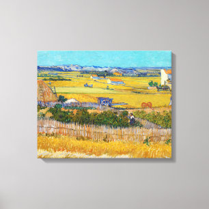 Impressão Em Tela Vincent van Gogh - Colheita em La Crau