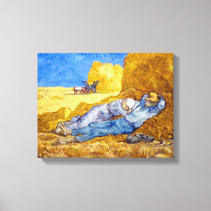 Impressão Em Tela Vincent Van Gogh - Descanso do Meio-dia do Trabalh
