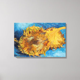 Impressão Em Tela Vincent van Gogh - Dois Girassóis Cortados