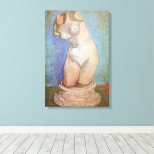 Impressão Em Tela Vincent van Gogh - Estátua de Gesso Torso Feminino