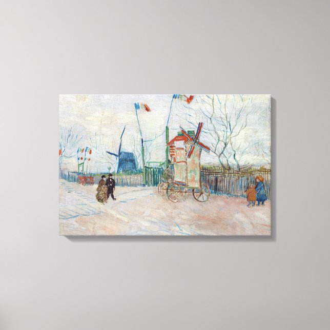 Impressão Em Tela Vincent van Gogh - Impasse des Deux Freres (Frente)