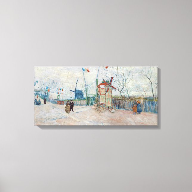Impressão Em Tela Vincent van Gogh - Impasse des Deux Freres (Frente)