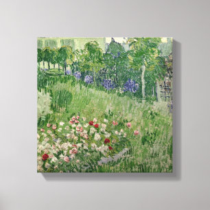 Impressão Em Tela Vincent van Gogh Jardim do Daubigny, 1890