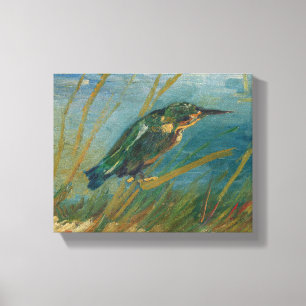 Impressão Em Tela Vincent Van Gogh - Kingfisher pela margem d'água
