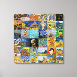 Impressão Em Tela Vincent van Gogh - Masterworks Mosaic Patchwork
