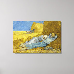 Impressão Em Tela Vincent Van Gogh - Meio-dia, descanso do trabalho
